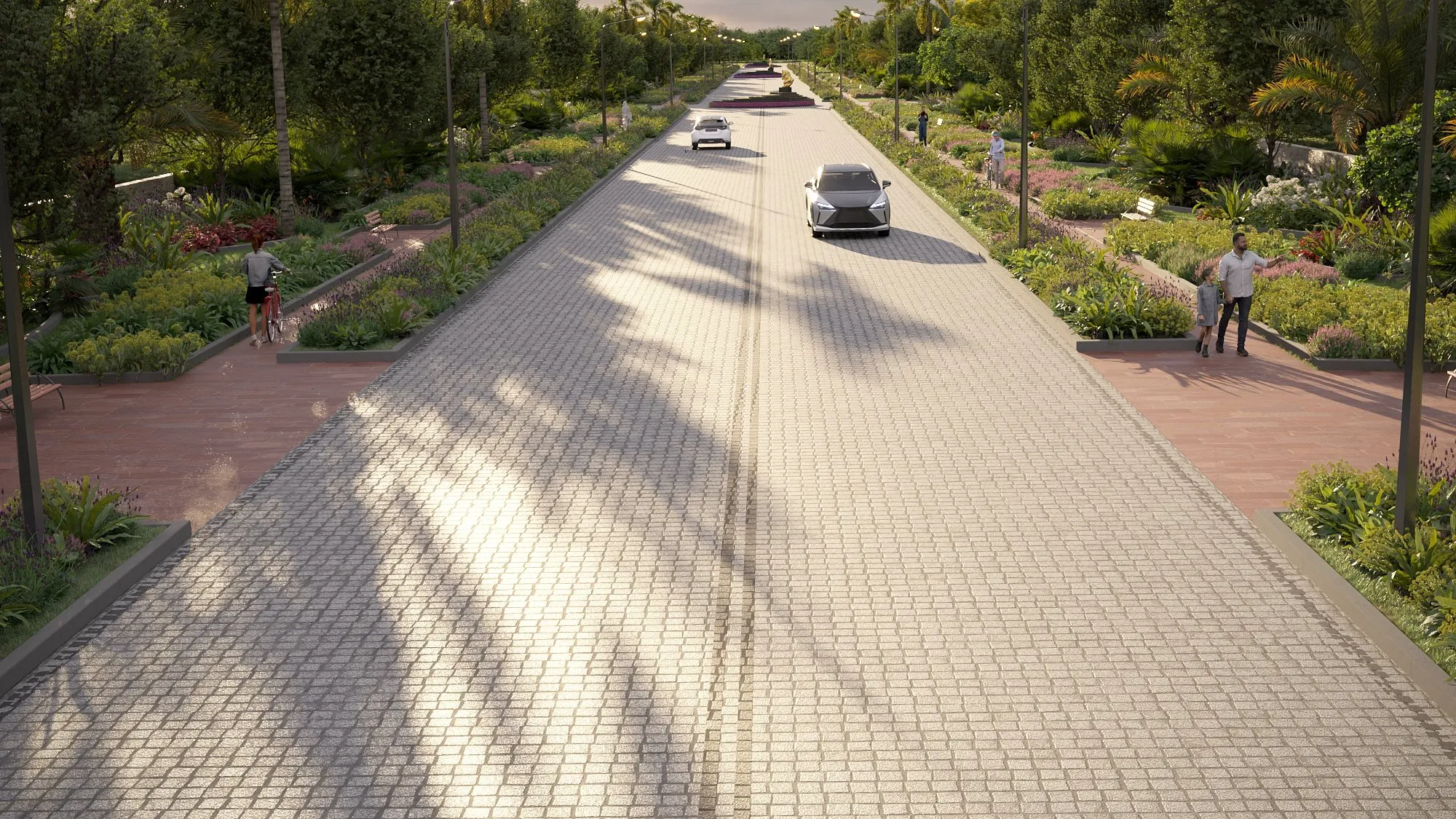 55-Feet Wide Main Road